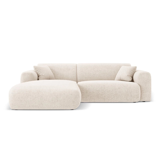 Nolio 4-Sitzer Ecksofa, Linke Seite, aus Samt oder Chenille, 235x170x72 cm von Cosmopolitan Design – Bild 1