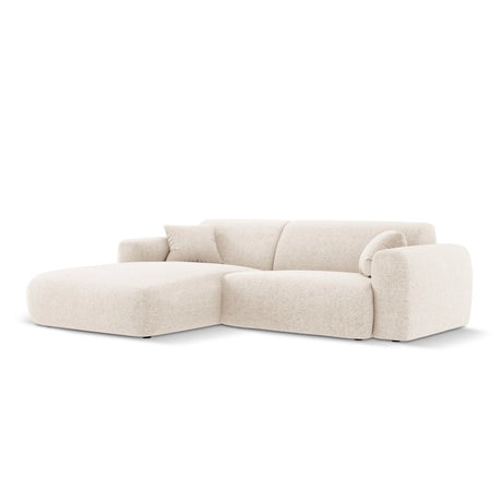 Nolio 4-Sitzer Ecksofa, Linke Seite, aus Samt oder Chenille, 235x170x72 cm von Cosmopolitan Design – Bild 4