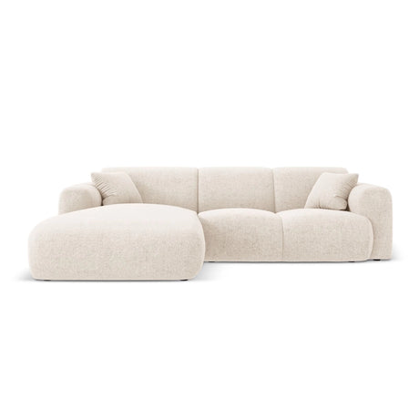 Nolio 4-Sitzer Ecksofa, Linke Seite, aus Samt oder Chenille, 260x170x72 cm von Cosmopolitan Design – Bild 1