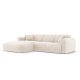Nolio 4-Sitzer Ecksofa, Linke Seite, aus Samt oder Chenille, 260x170x72 cm von Cosmopolitan Design – Bild 4