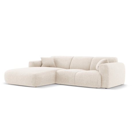 Nolio 4-Sitzer Ecksofa, Linke Seite, aus Samt oder Chenille, 260x170x72 cm von Cosmopolitan Design – Bild 4