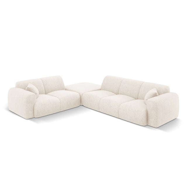 Nolio 4-Sitzer Ecksofa, Linke Seite, aus Samt oder Chenille, 315x250 cm von Cosmopolitan Design – Bild 1
