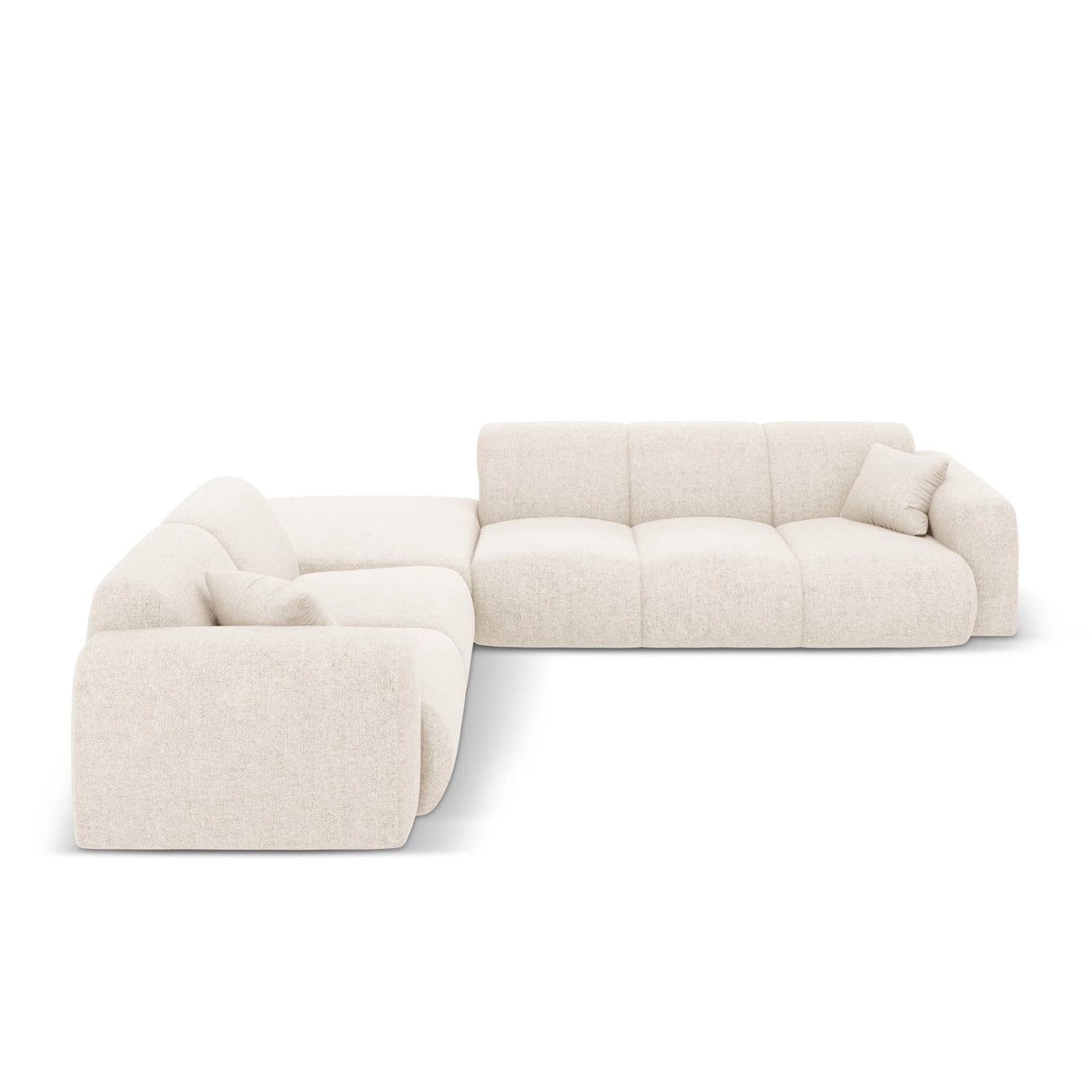 Nolio 4-Sitzer Ecksofa, Linke Seite, aus Samt oder Chenille, 315x250 cm von Cosmopolitan Design – Bild 4