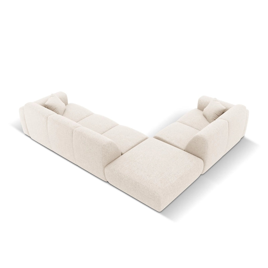 Nolio 4-Sitzer Ecksofa, Linke Seite, aus Samt oder Chenille, 315x250 cm von Cosmopolitan Design – Bild 5