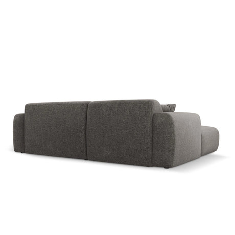 Nolio 4-Sitzer Ecksofa, Rechte Seite, aus Chenille in Grau (Haga 16), 235x170x72 cm von Cosmopolitan Design – Bild 5