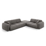 Nolio 4-Sitzer Ecksofa, Rechte Seite, aus Chenille in Grau (Haga 16), 315x250 cm von Cosmopolitan Design – Bild 1