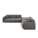 Nolio 4-Sitzer Ecksofa, Rechte Seite, aus Chenille in Grau (Haga 16), 315x250 cm von Cosmopolitan Design – Bild 4