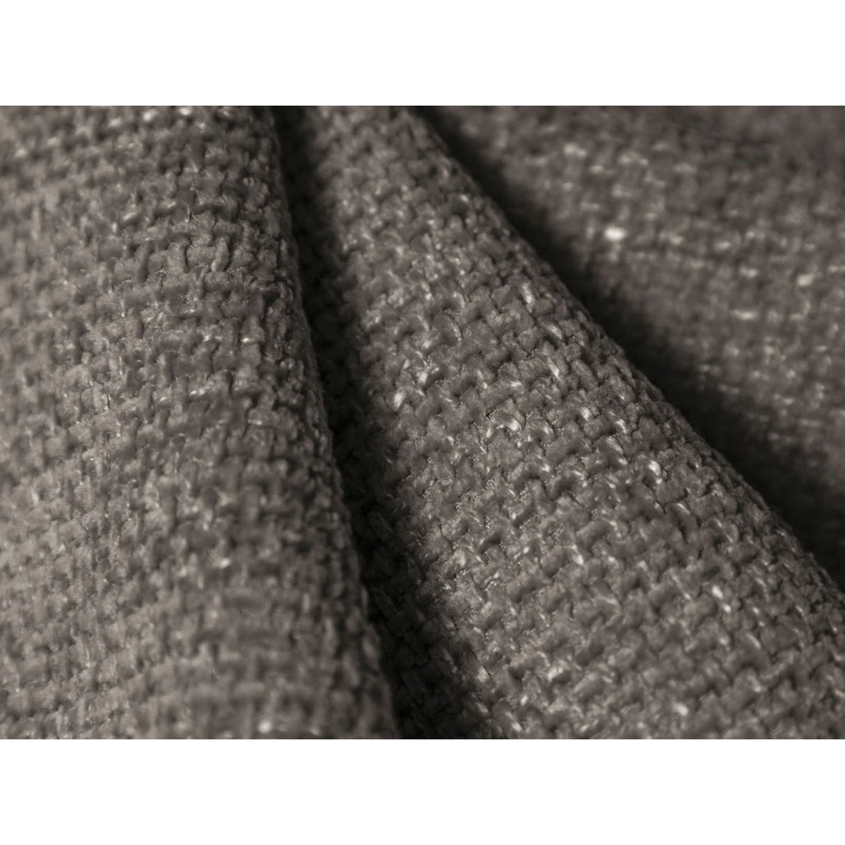 Nolio 4-Sitzer Ecksofa, Rechte Seite, aus Chenille in Grau (Haga 16), 315x250 cm von Cosmopolitan Design – Bild 6