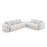 Nolio 4-Sitzer Ecksofa, Rechte Seite, aus Chenille in Hellgrau (Haga 06), 315x250 cm von Cosmopolitan Design – Bild 1