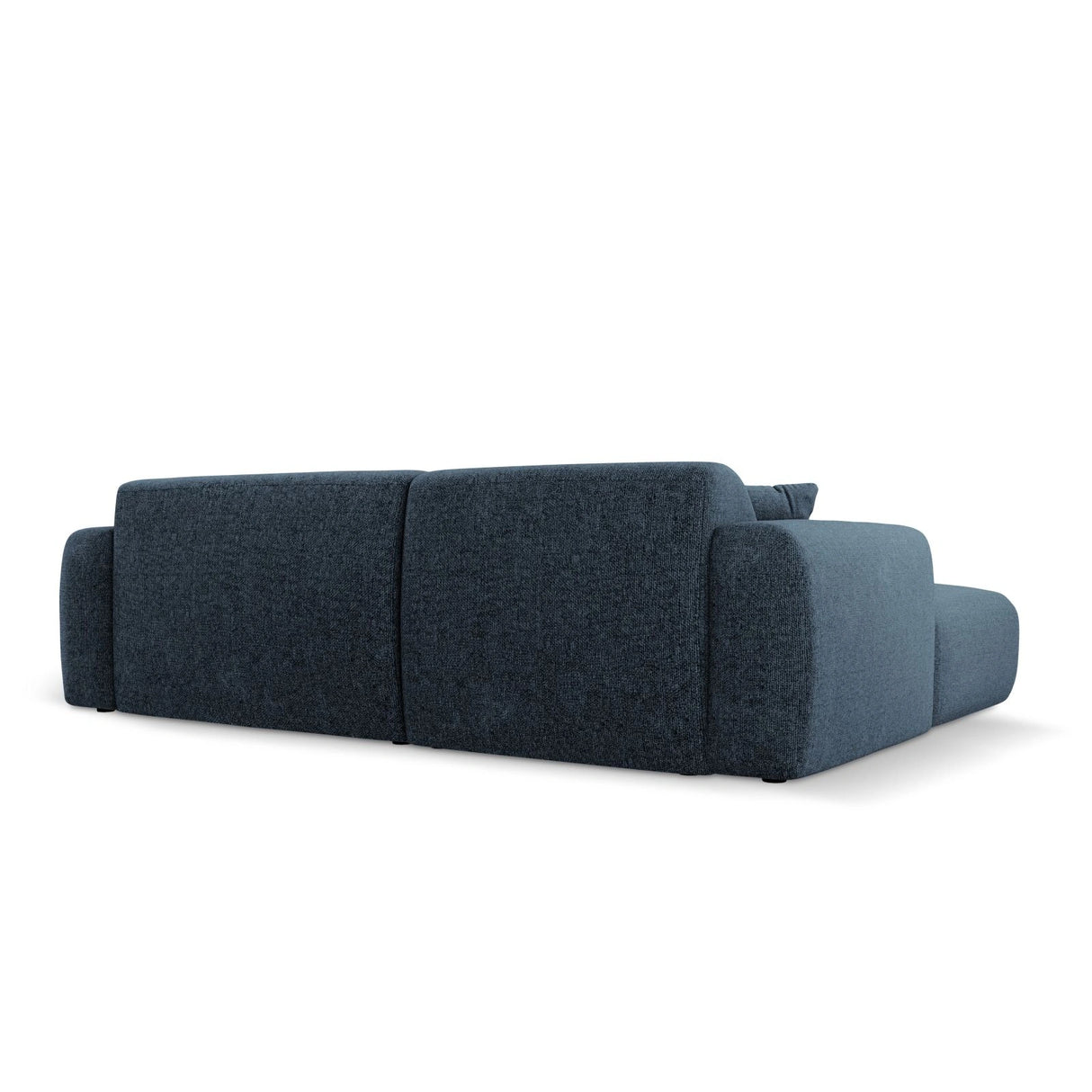 Nolio 4-Sitzer Ecksofa, Rechte Seite, aus Chenille in Königsblau (Haga 86), 235x170x72 cm von Cosmopolitan Design – Bild 5