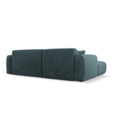 Nolio 4-Sitzer Ecksofa, Rechte Seite, aus Chenille in Petrol (Haga 78), 235x170x72 cm von Cosmopolitan Design – Bild 5