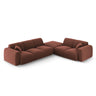 Nolio 4-Sitzer Ecksofa, Rechte Seite, aus Samt in Cuoio (Casino Cuoio), 315x250 cm von Cosmopolitan Design – Bild 1