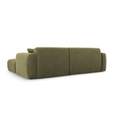 Nolio 4-Sitzer Ecksofa, Rechte Seite, aus Samt in Hellgrün (Casino Forest), 235x170x72 cm von Cosmopolitan Design – Bild 5