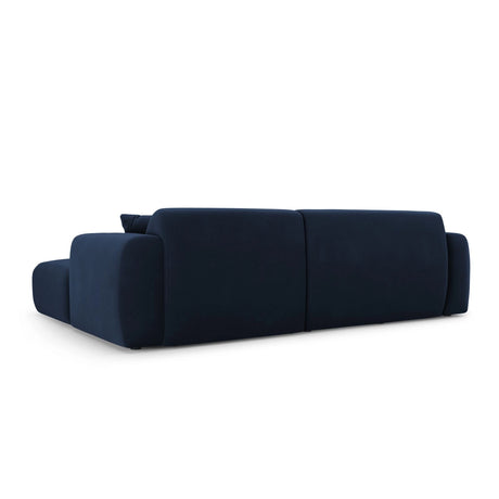 Nolio 4-Sitzer Ecksofa, Rechte Seite, aus Samt in Königsblau (Casino Deep Blue), 235x170x72 cm von Cosmopolitan Design – Bild 5