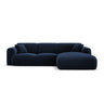 Nolio 4-Sitzer Ecksofa, Rechte Seite, aus Samt in Königsblau (Casino Deep Blue), 260x170x72 cm von Cosmopolitan Design – Bild 1