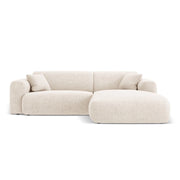 Nolio 4-Sitzer Ecksofa, Rechte Seite, aus Samt oder Chenille, 235x170x72 cm von Cosmopolitan Design – Bild 1
