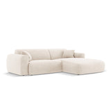 Nolio 4-Sitzer Ecksofa, Rechte Seite, aus Samt oder Chenille, 235x170x72 cm von Cosmopolitan Design – Bild 4