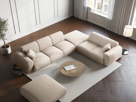 Nolio 4-Sitzer Ecksofa, Rechte Seite, aus Samt oder Chenille, 315x250 cm von Cosmopolitan Design – Bild 2
