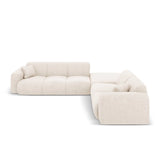 Nolio 4-Sitzer Ecksofa, Rechte Seite, aus Samt oder Chenille, 315x250 cm von Cosmopolitan Design – Bild 4