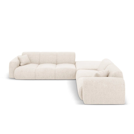 Nolio 4-Sitzer Ecksofa, Rechte Seite, aus Samt oder Chenille, 315x250 cm von Cosmopolitan Design – Bild 4