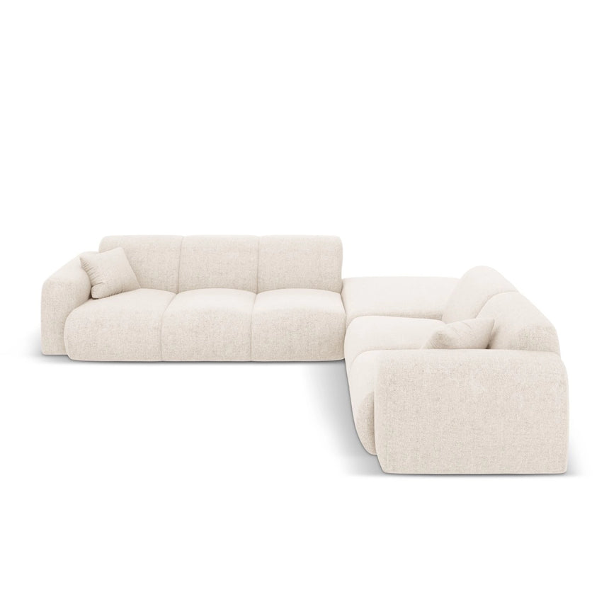 Nolio 4-Sitzer Ecksofa, Rechte Seite, aus Samt oder Chenille, 315x250 cm von Cosmopolitan Design – Bild 4