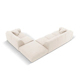 Nolio 4-Sitzer Ecksofa, Rechte Seite, aus Samt oder Chenille, 315x250 cm von Cosmopolitan Design – Bild 5
