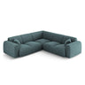 Nolio 5-Sitzer Ecksofa, symmetrisch, aus Chenille in Petrol (Haga 78), 252x252x72 cm von Cosmopolitan Design – Bild 3