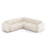 Nolio 5-Sitzer Ecksofa, symmetrisch, aus Samt oder Chenille, 252x252x72 cm von Cosmopolitan Design – Bild 3