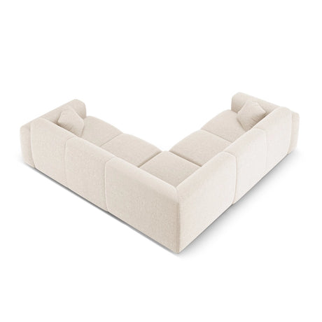 Nolio 5-Sitzer Ecksofa, symmetrisch, aus Samt oder Chenille, 252x252x72 cm von Cosmopolitan Design – Bild 4