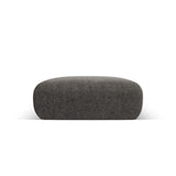 Nolio Pouf aus Chenille in Grau (Haga 16), 100x100x36 cm von Cosmopolitan Design – Bild 1