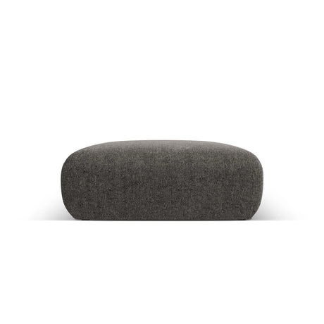 Nolio Pouf aus Chenille in Grau (Haga 16), 100x100x36 cm von Cosmopolitan Design – Bild 1