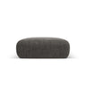 Nolio Pouf aus Chenille in Grau (Haga 16), 100x100x36 cm von Cosmopolitan Design – Bild 1