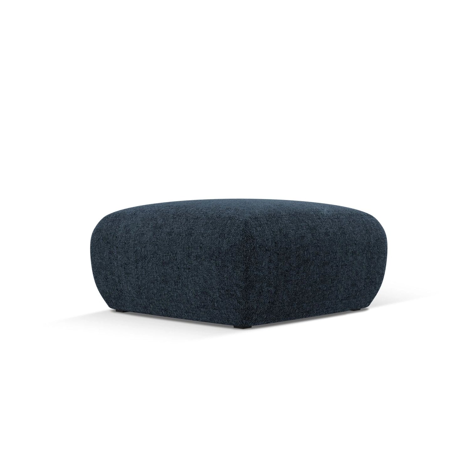 Nolio Pouf aus Chenille in Königsblau (Haga 86), 75x75x36 cm von Cosmopolitan Design – Bild 3