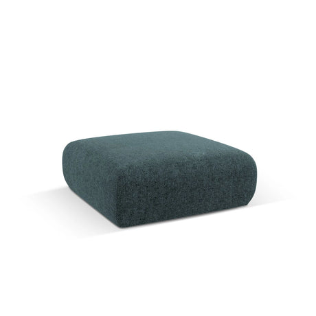 Nolio Pouf aus Chenille in Petrol (Haga 78), 100x100x36 cm von Cosmopolitan Design – Bild 3