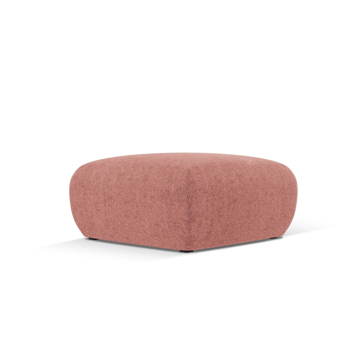 Nolio Pouf aus Chenille in Rosa (Haga 52), 75x75x36 cm von Cosmopolitan Design – Bild 3