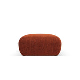 Nolio Pouf aus Chenille in Terrakotta (Haga 44), 75x75x36 cm von Cosmopolitan Design – Bild 1