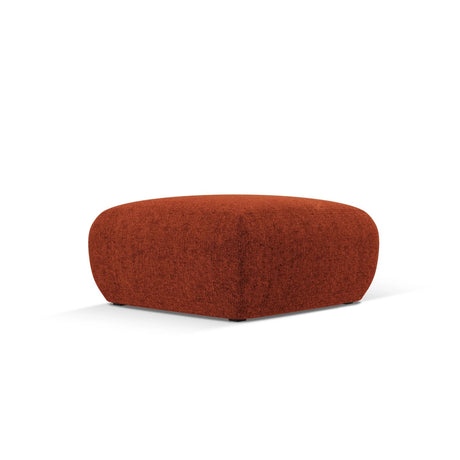 Nolio Pouf aus Chenille in Terrakotta (Haga 44), 75x75x36 cm von Cosmopolitan Design – Bild 3