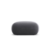 Nolio Pouf aus Samt in Dunkelgrau (Casino Graphite), 75x75x36 cm von Cosmopolitan Design – Bild 1