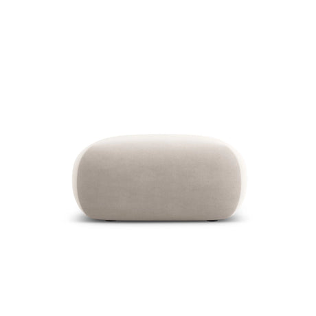 Nolio Pouf aus Samt in Hellbeige (Casino Pearl), 75x75x36 cm von Cosmopolitan Design – Bild 1