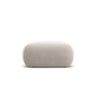 Nolio Pouf aus Samt in Hellbeige (Casino Pearl), 75x75x36 cm von Cosmopolitan Design – Bild 1