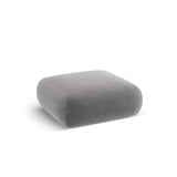 Nolio Pouf aus Samt in Hellgrau (Casino Ash), 100x100x36 cm von Cosmopolitan Design – Bild 3