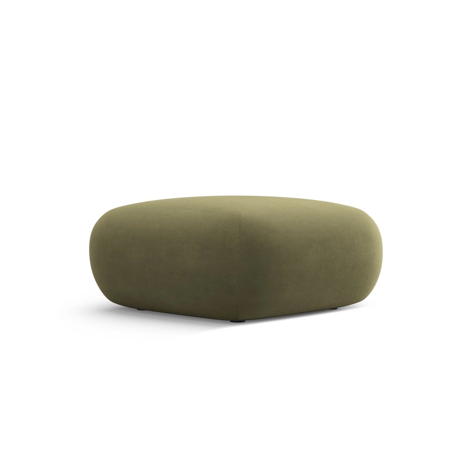 Nolio Pouf aus Samt in Hellgrün (Casino Forest), 75x75x36 cm von Cosmopolitan Design – Bild 3