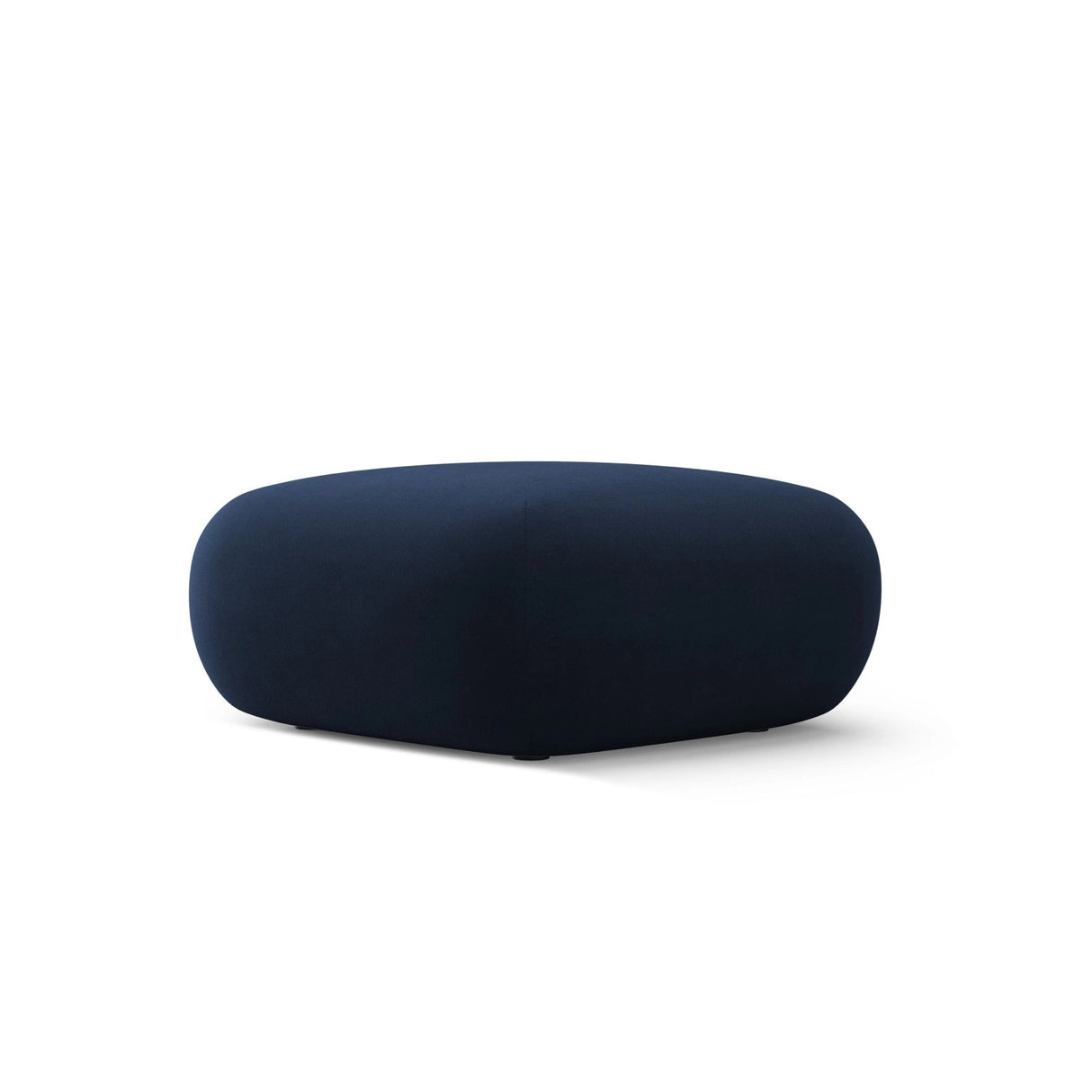Nolio Pouf aus Samt in Königsblau (Casino Deep Blue), 75x75x36 cm von Cosmopolitan Design – Bild 3