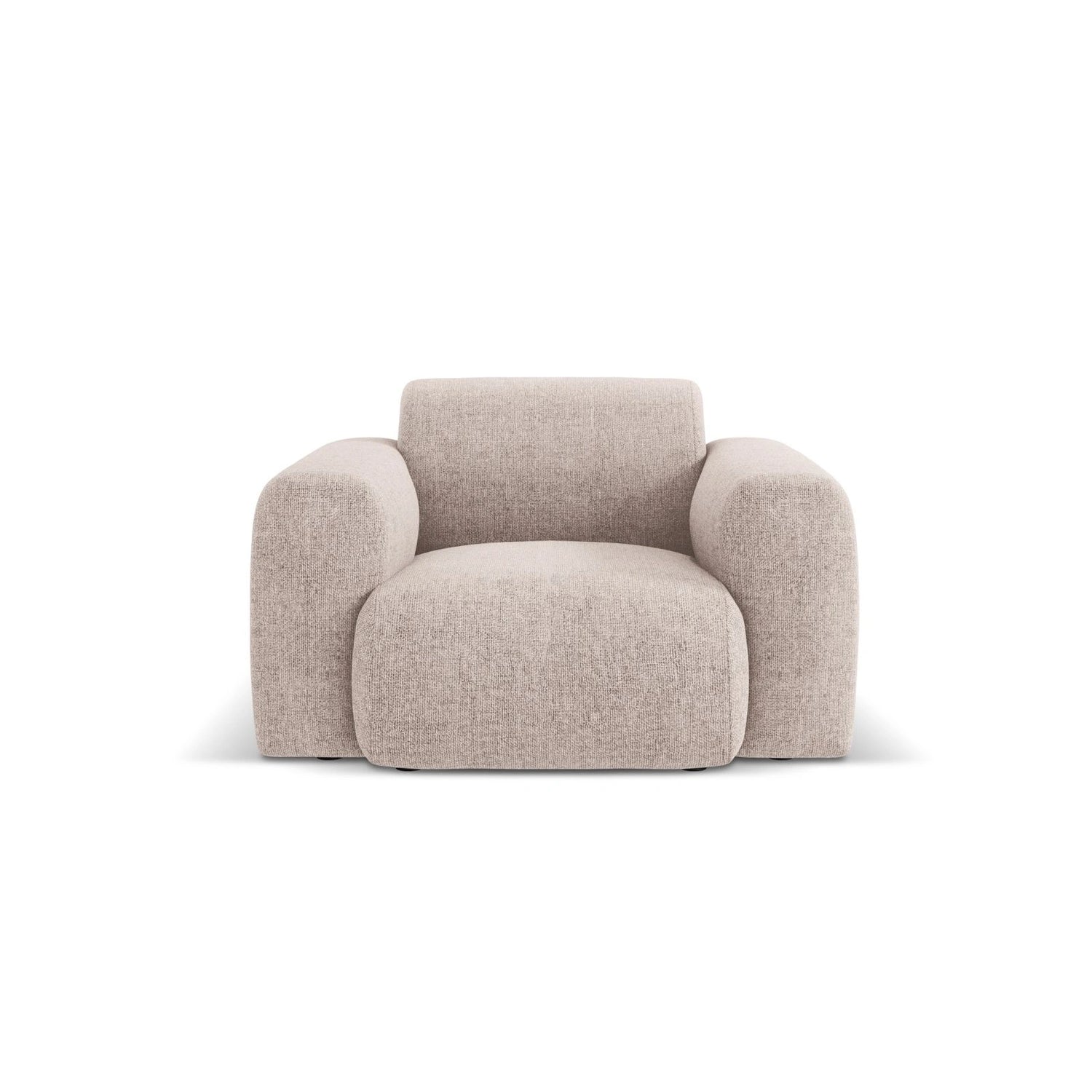 Nolio Sessel aus Chenille in Beige (Haga 30), 105x95x72 cm von Cosmopolitan Design – Bild 1