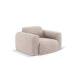 Nolio Sessel aus Chenille in Beige (Haga 30), 105x95x72 cm von Cosmopolitan Design – Bild 4