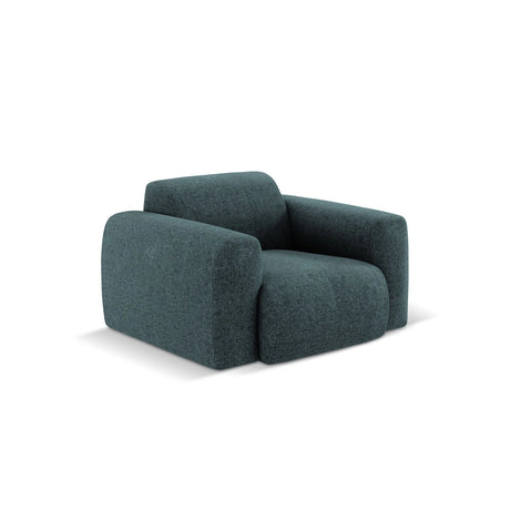 Nolio Sessel aus Chenille in Petrol (Haga 78), 105x95x72 cm von Cosmopolitan Design – Bild 4