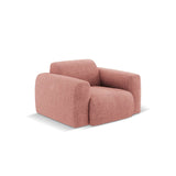 Nolio Sessel aus Chenille in Rosa (Haga 52), 105x95x72 cm von Cosmopolitan Design – Bild 4