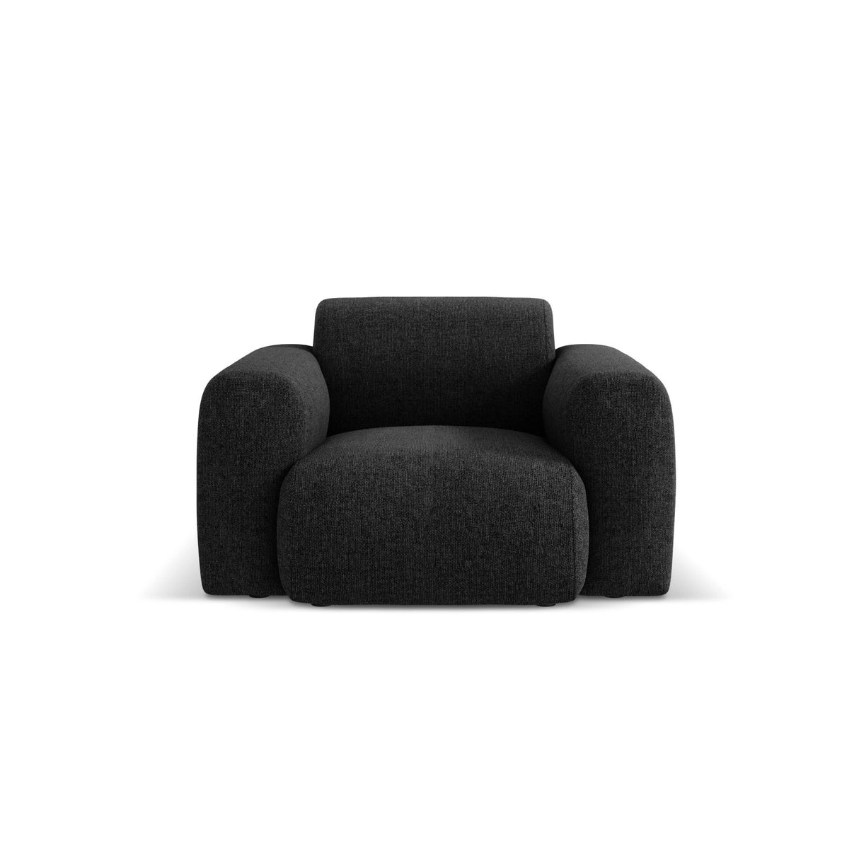 Nolio Sessel aus Chenille in Schwarz (Haga 19), 105x95x72 cm von Cosmopolitan Design – Bild 1