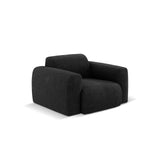 Nolio Sessel aus Chenille in Schwarz (Haga 19), 105x95x72 cm von Cosmopolitan Design – Bild 4