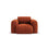 Nolio Sessel aus Chenille in Terrakotta (Haga 44), 105x95x72 cm von Cosmopolitan Design – Bild 1